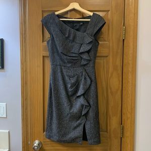 White House Black Market Ruffle Dress